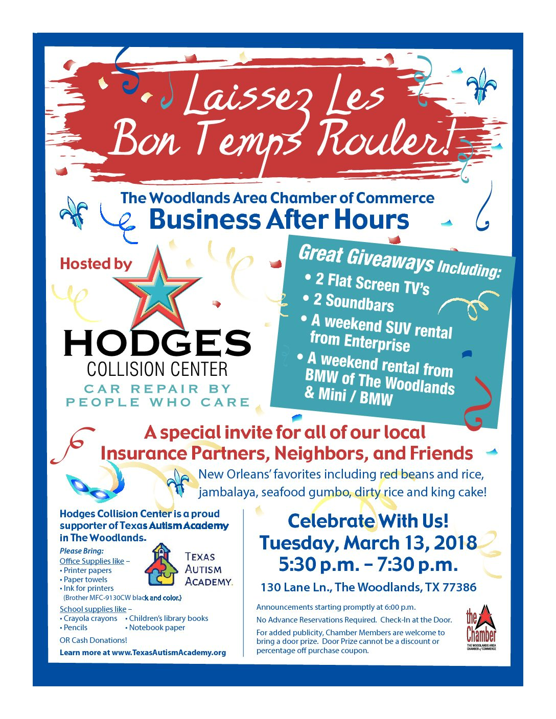 HODGES Collision Center The Woodlands Chamber Business After Hours Event