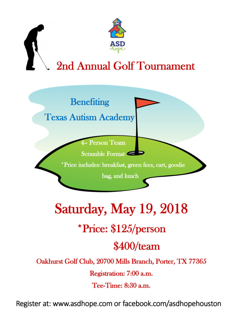 Golf tournament fundraiser